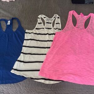 PINK Victoria's Secret Tank Tops - Blue, Black & White, Pink